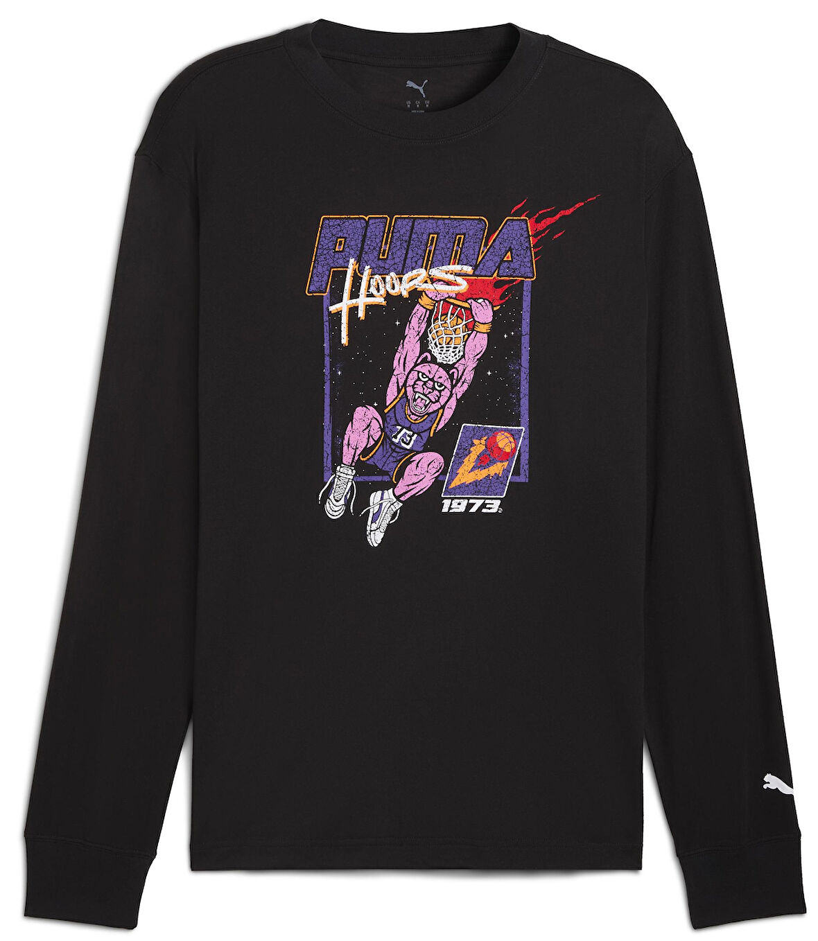 Puma Hoopstel LS Tee 632903-01 Tişört Erkek T-Shirt