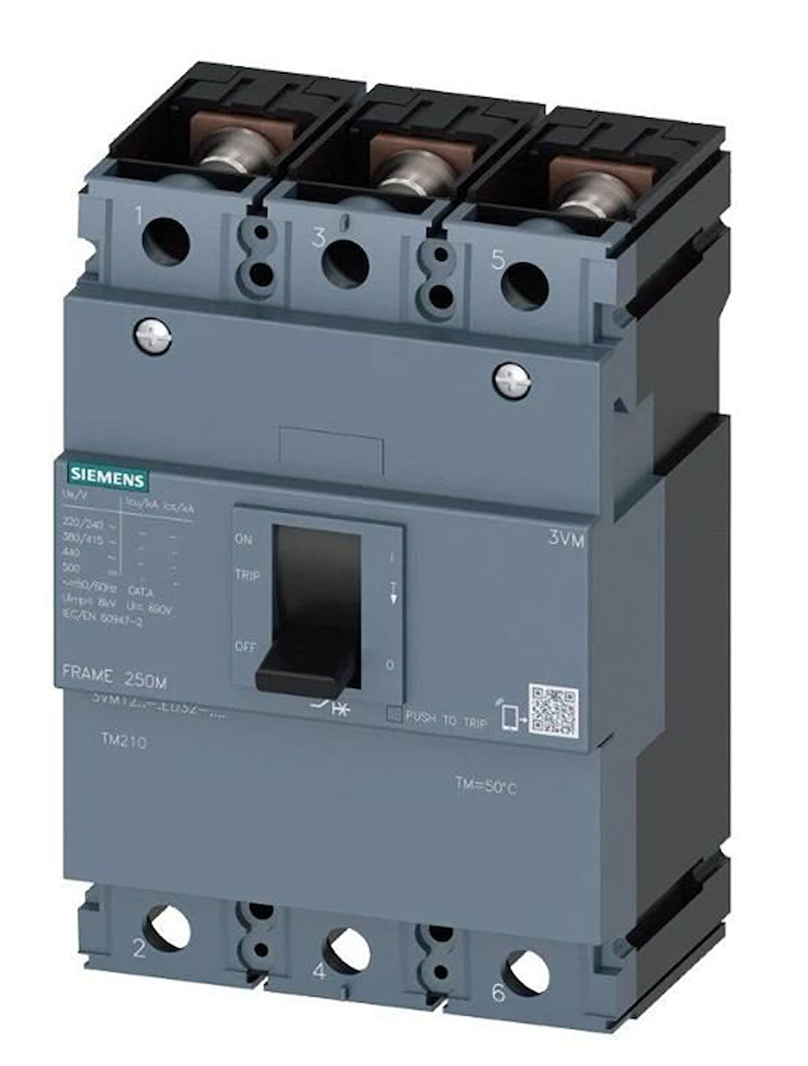 SIEMENS - 3VM1340-4EE32-0AA0 Kompakt Şalter 280-400A 36kA 3K