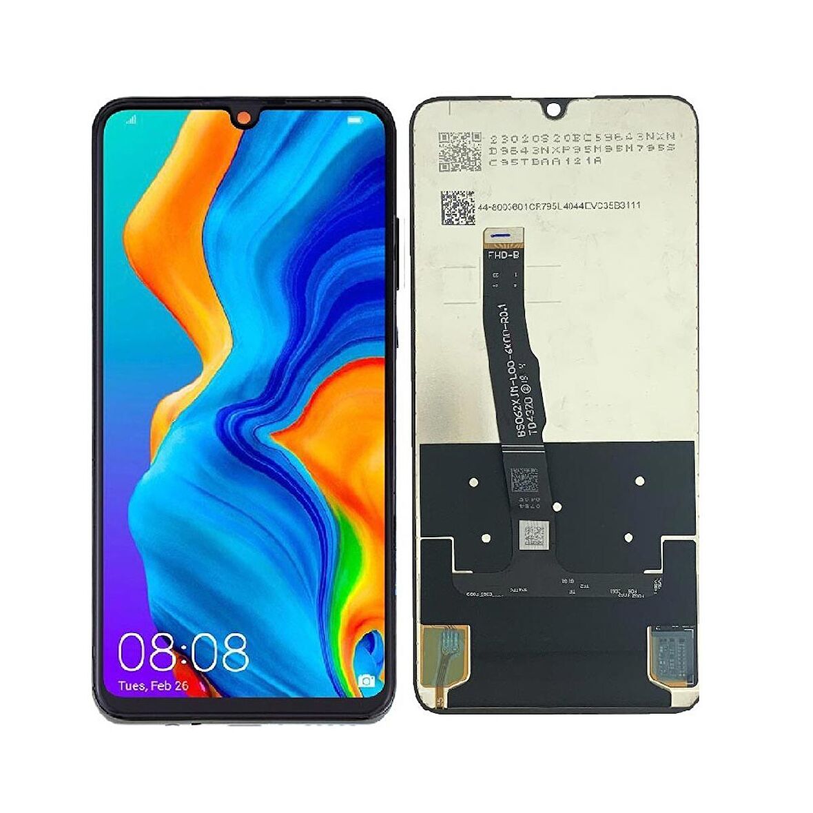 Fixist Huawei P30 Lite ile Uyumlu Lcd Ekran Dokunmatik tmlcd0305