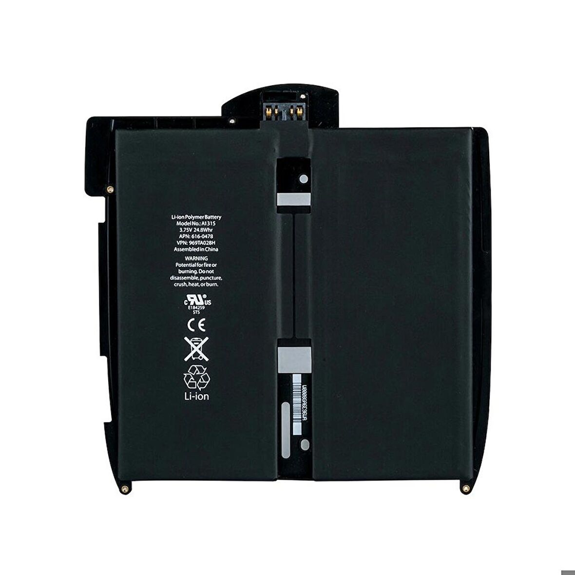 Fixist Apple iPad 1 A1219 A1337 ile Uyumlu Tablet Pil