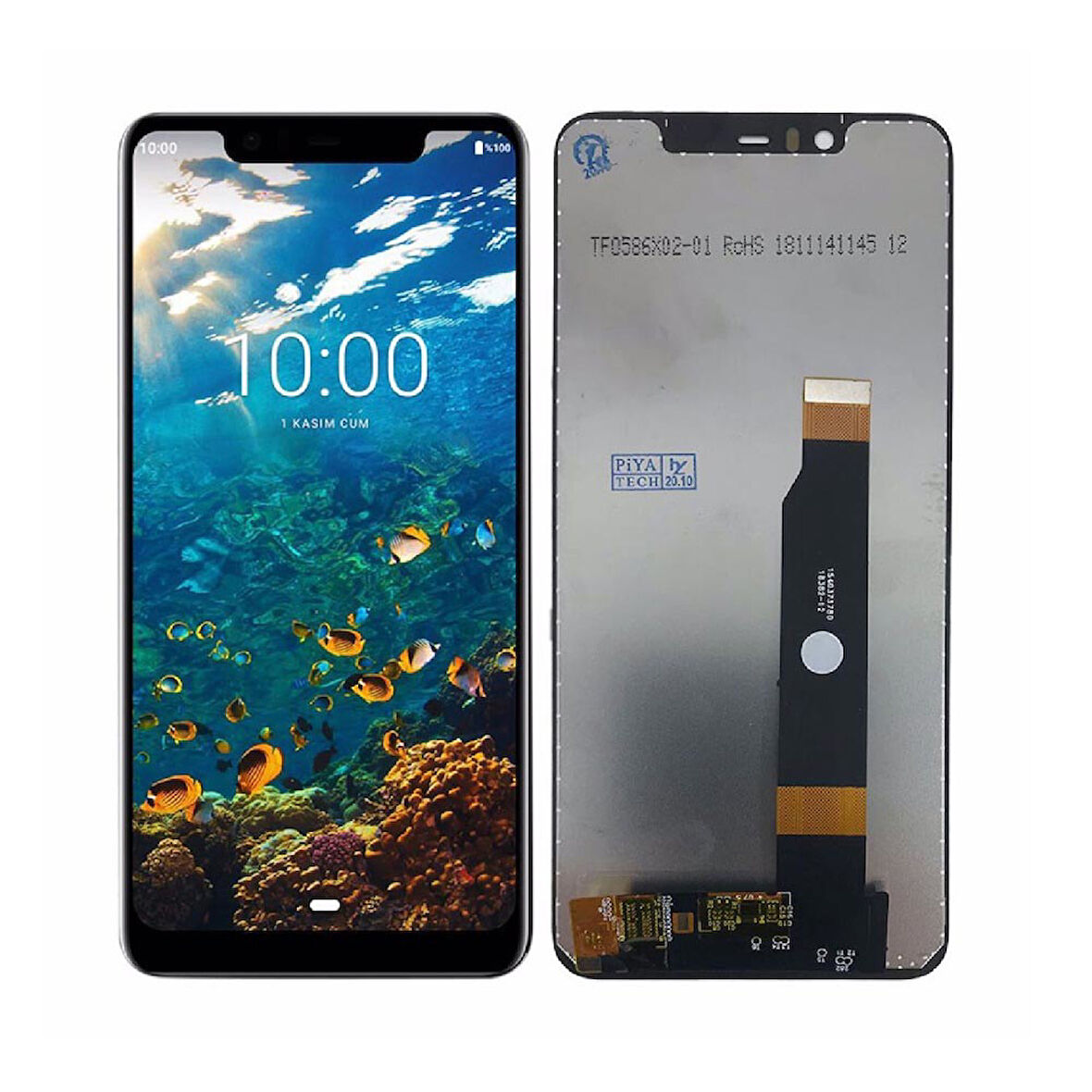 Fixist Casper Via P3 ile Uyumlu Lcd Ekran Dokunmatik