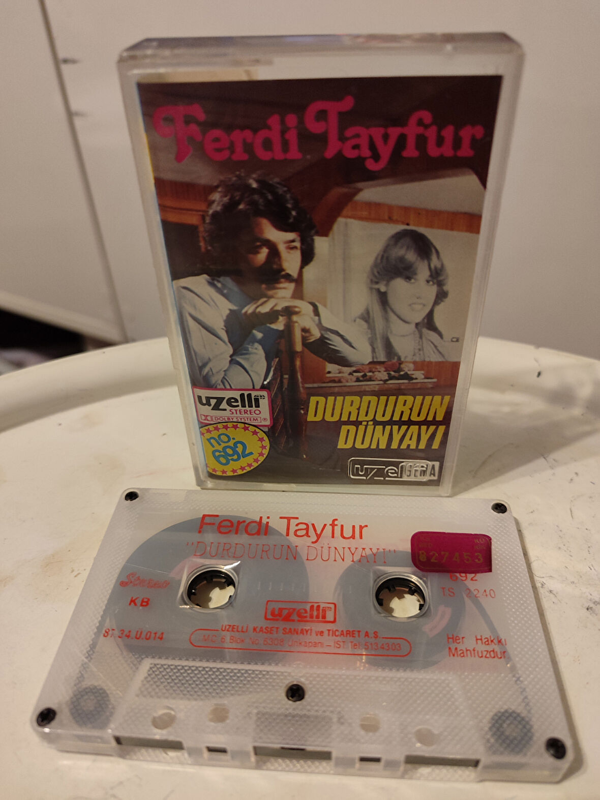 FERDİ TAYFUR  Durdurun Dünyayı  - 1980 Almanya Basım  Nadir Kaset / Uzelli 2.el