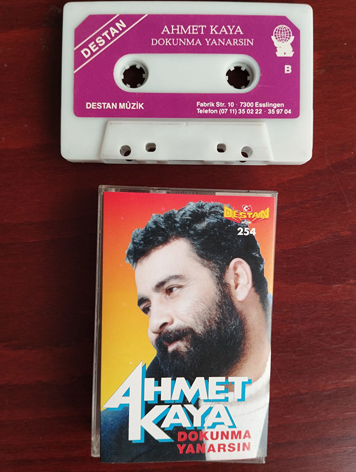 Ahmet Kaya  –  Dokunma Yanarsın  -  Almanya Basım  Nadir Kaset/ Destan Müzik-2.el