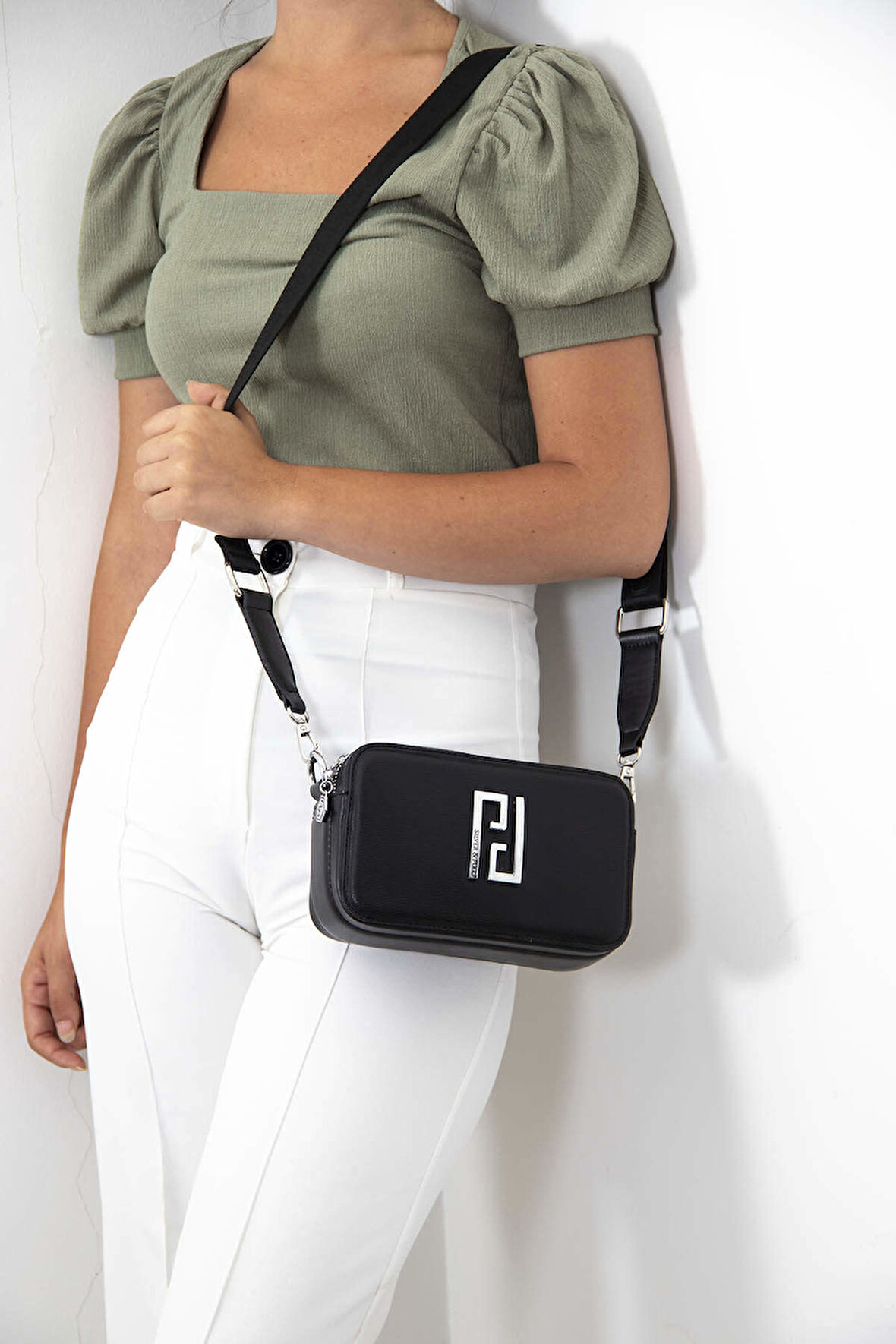 Silver Polo Kadın Çapraz Çanta 1078