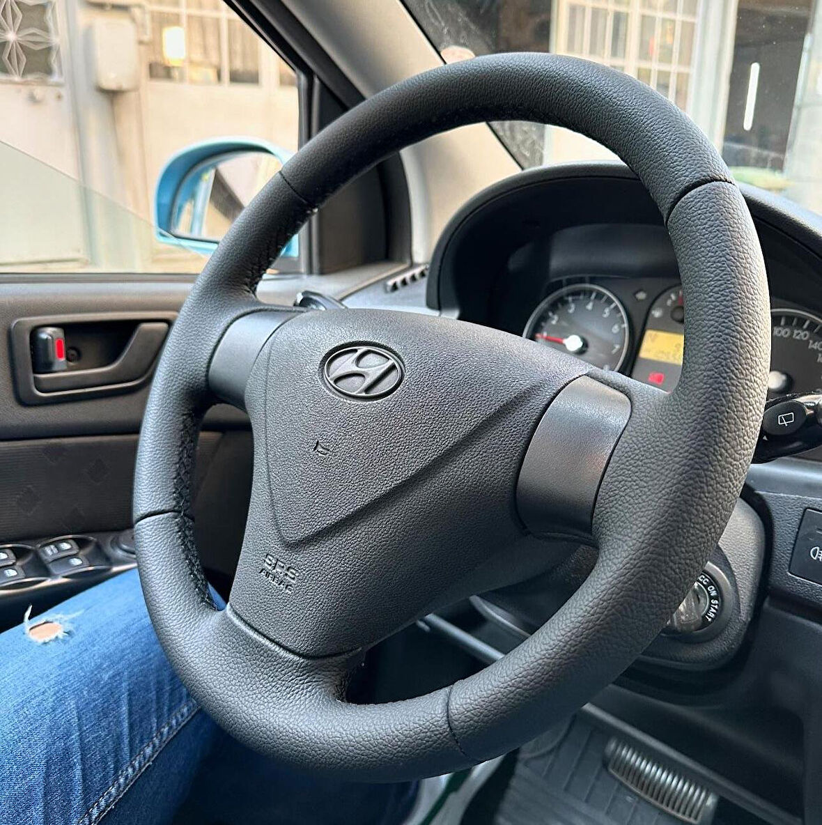 HYUNDAİ GETZ ARACA ÖZEL DİKMELİ DİREKSİYON KILFI(AÇIKLAMAYI OKUYUNUZ)