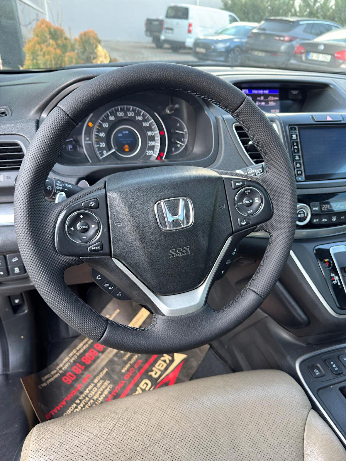 HONDA CR-V 2016 ARACA ÖZEL DİKMELİ DİREKSİYON KILIFI (AÇIKLAMAYI OKUYUNUZ)