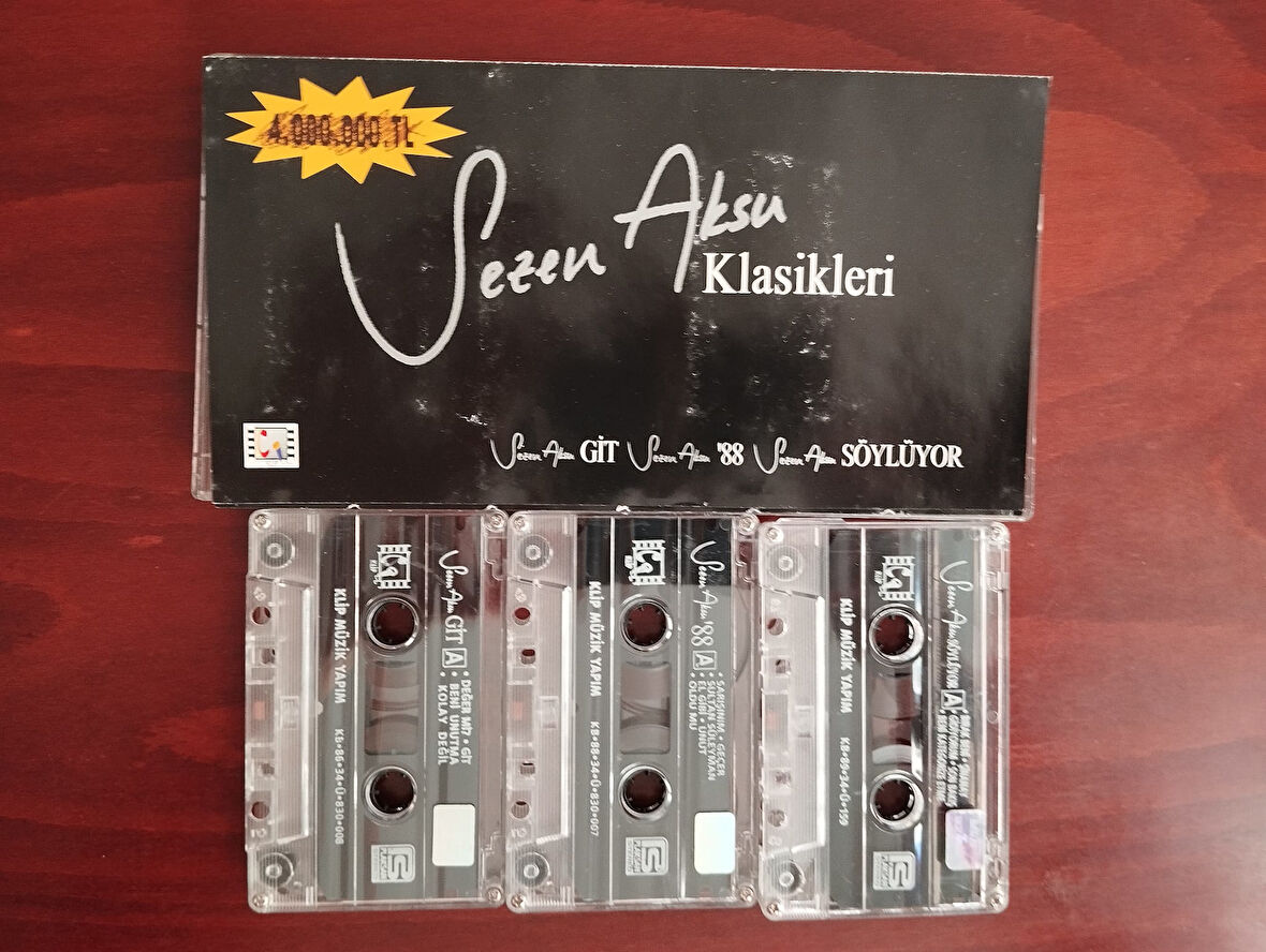 Sezen Aksu ‎– Klasikleri (Git / ’88 / Söylüyor) -   2000 Türkiye Basım 3xKaset Albüm-2.EL