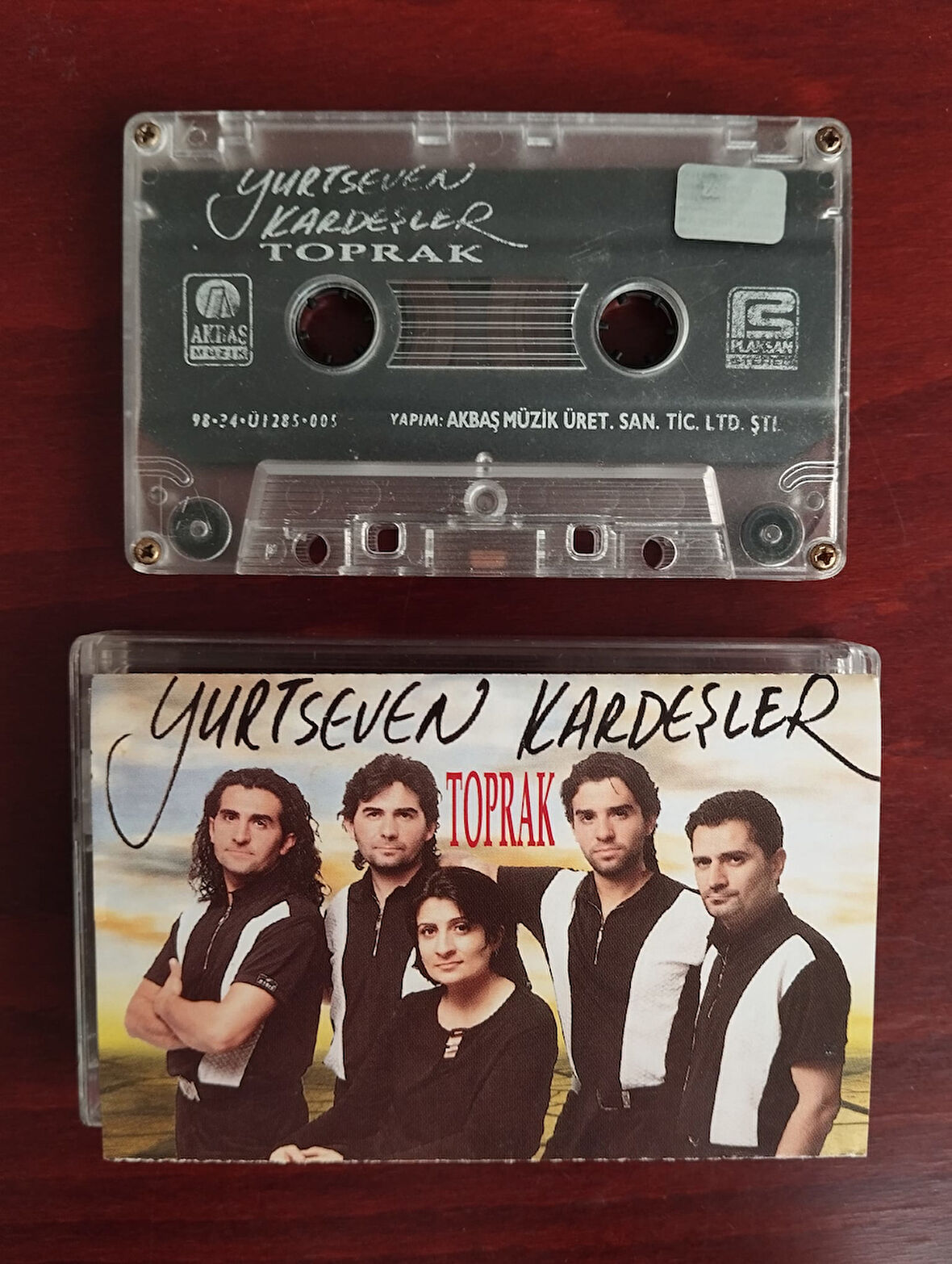 Yurtseven Kardeşler – Toprak -  1998 Türkiye Basım Kaset Albüm -2.el