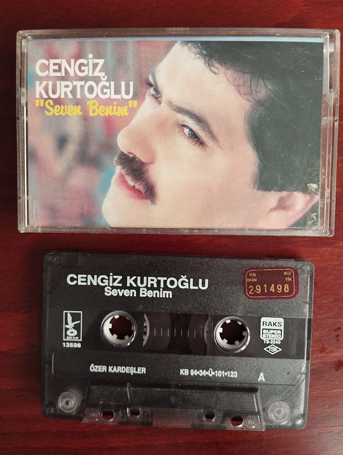 Cengiz Kurtoğlu –  ’’Seven Benim’’  -  1994  Türkiye Basım Kaset Albüm -2.el