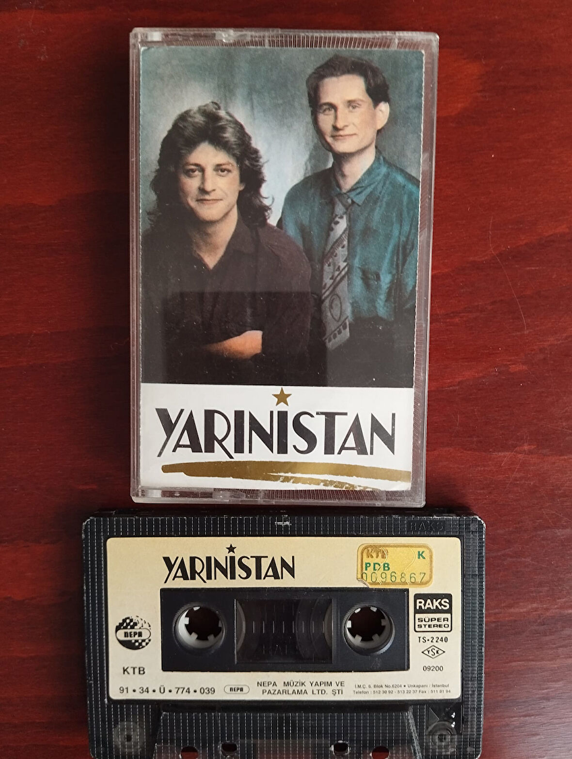 Yarınistan –  Yarınistan -  1991 Türkiye Basım Kaset Albüm-2.el