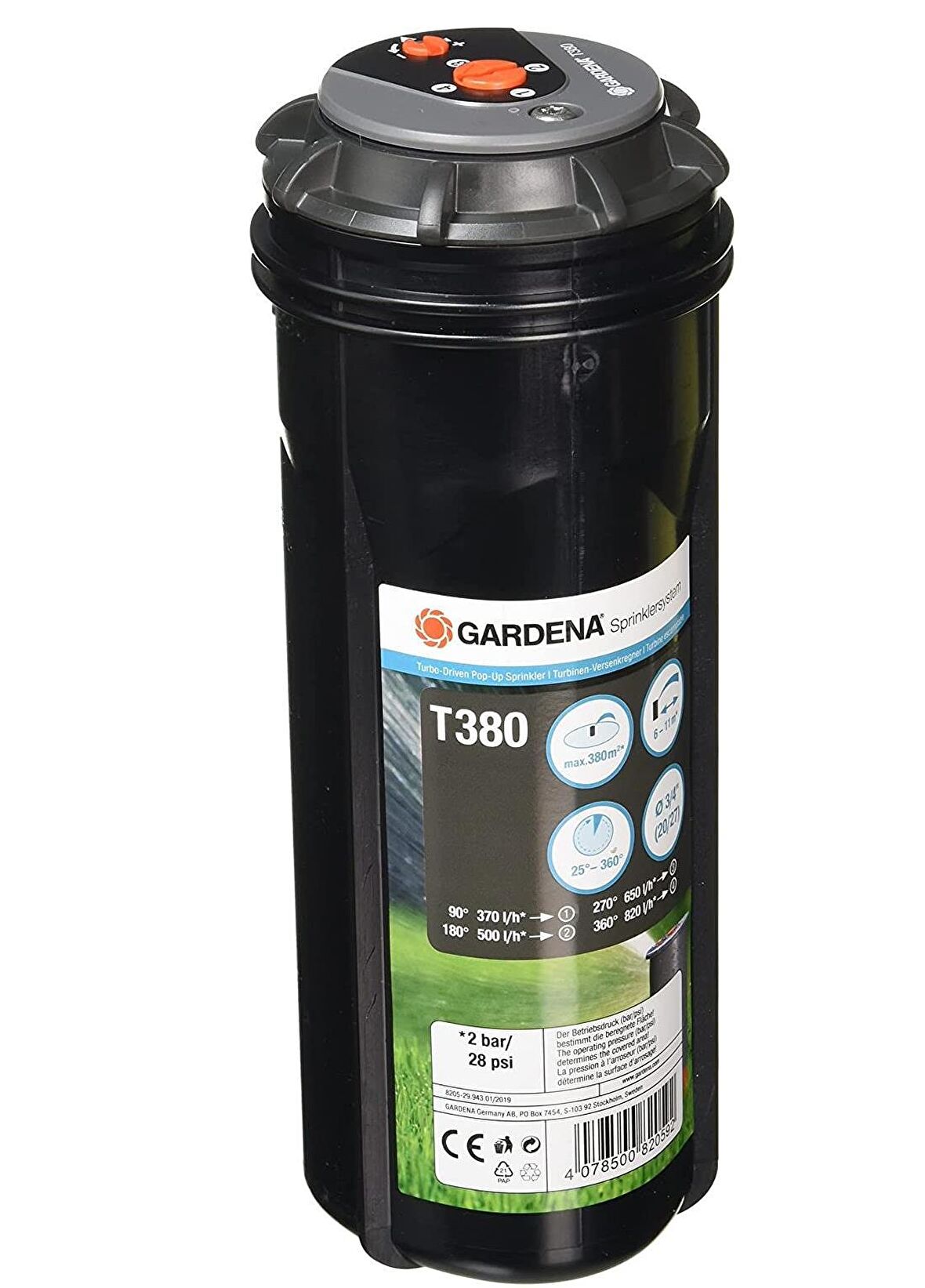 Gardena 8205 T 380 Turbo Pop-Up Sulama Fıskiyesi