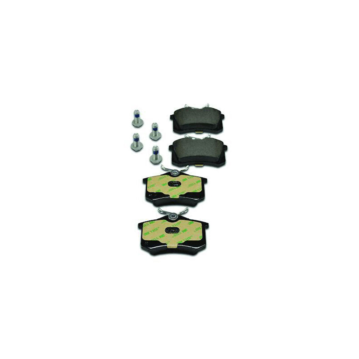 ARKA FREN BALATASI-KABLOSUZ XX17MMXX (RENAULT   MEGANE II / PEUGEOT   307 CITROEN C3 / C4 - VW CADDY 04-15  GOLF 84-16  PASSAT 97-05