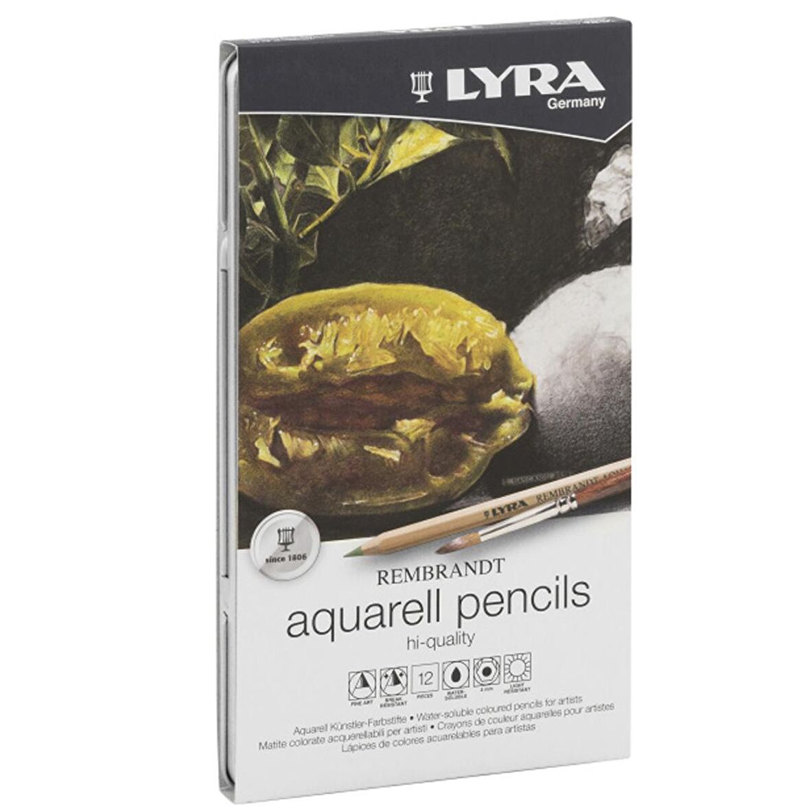 Lyra Rembrandt Aquarell Sulu Boya Kalemi 12li