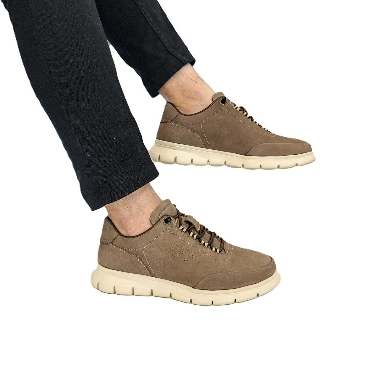 Voyager 1160 Toupe Vizon Hakiki Deri Erkek Ayakkabı