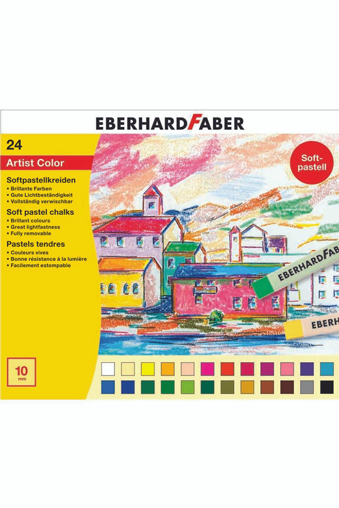 EBERHART FABER TOZ PASTEL 24 LÜ