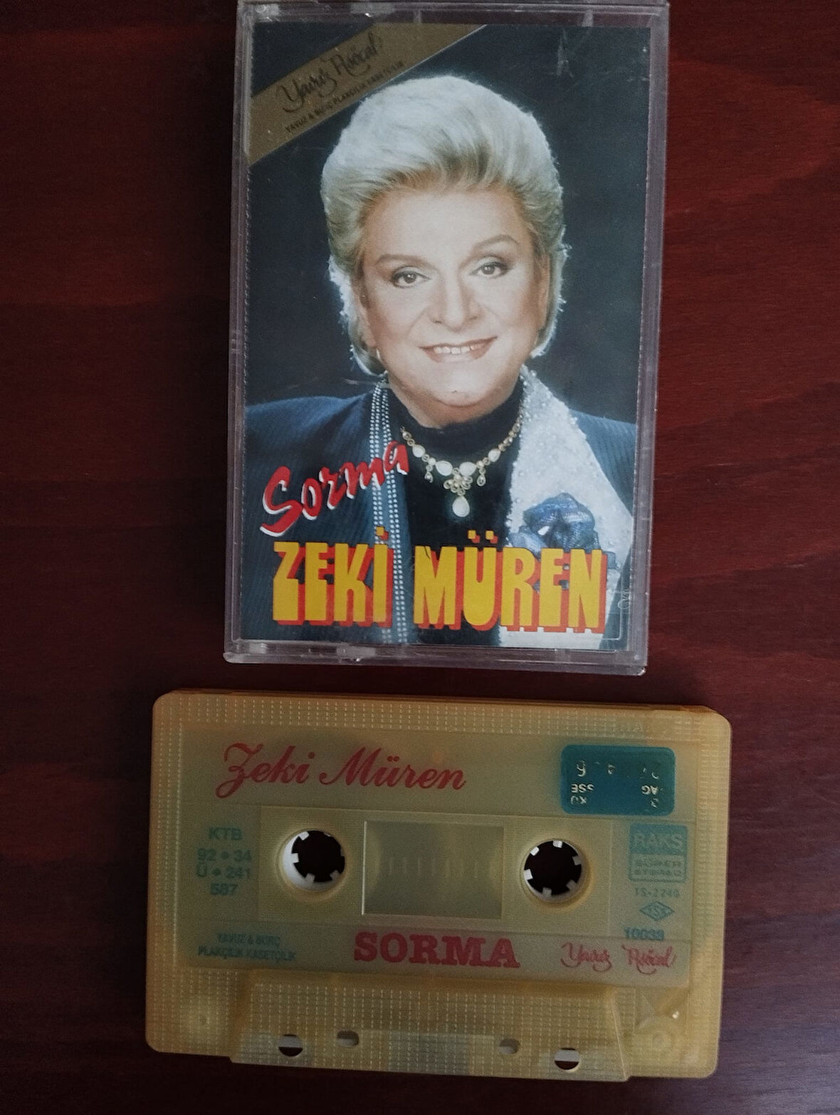 Zeki Müren  –  Sorma - 1992  Türkiye Basım Kaset -2.el