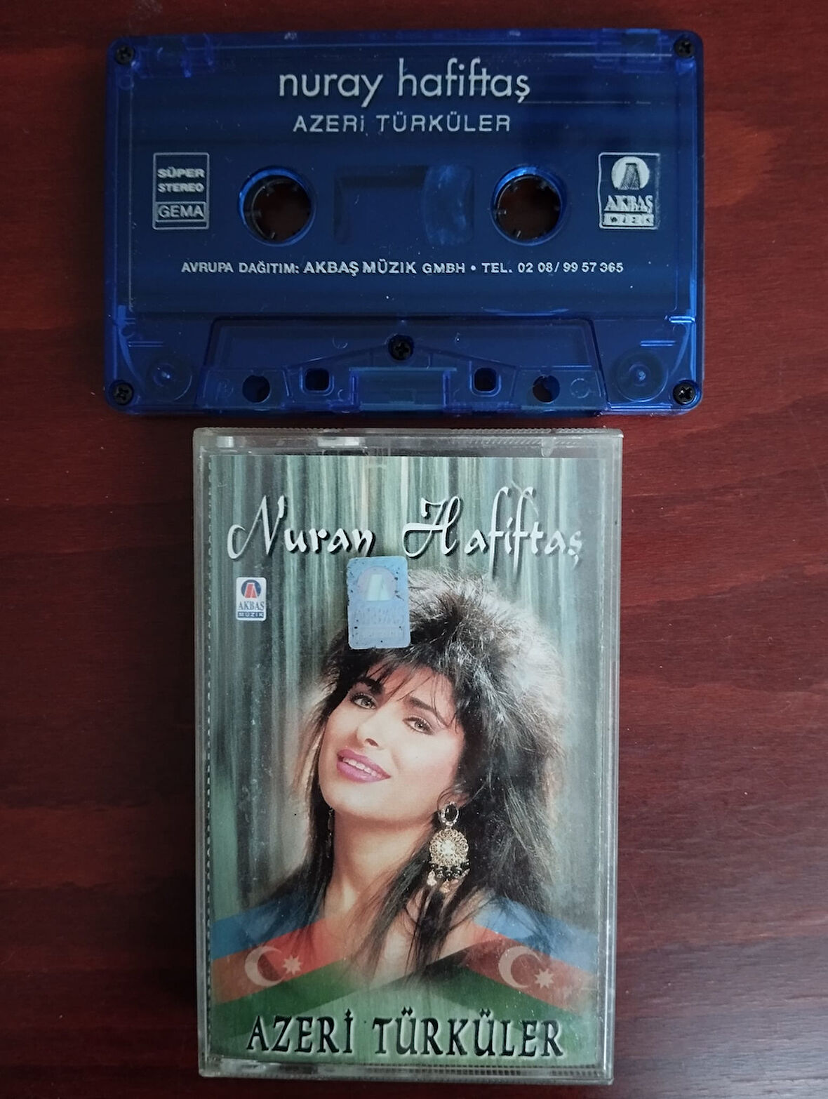 NURAY HAFİFTAŞ -  Azeri Türküler  -  Almanya Basım  Kaset / Akbaş Müzik-2.el