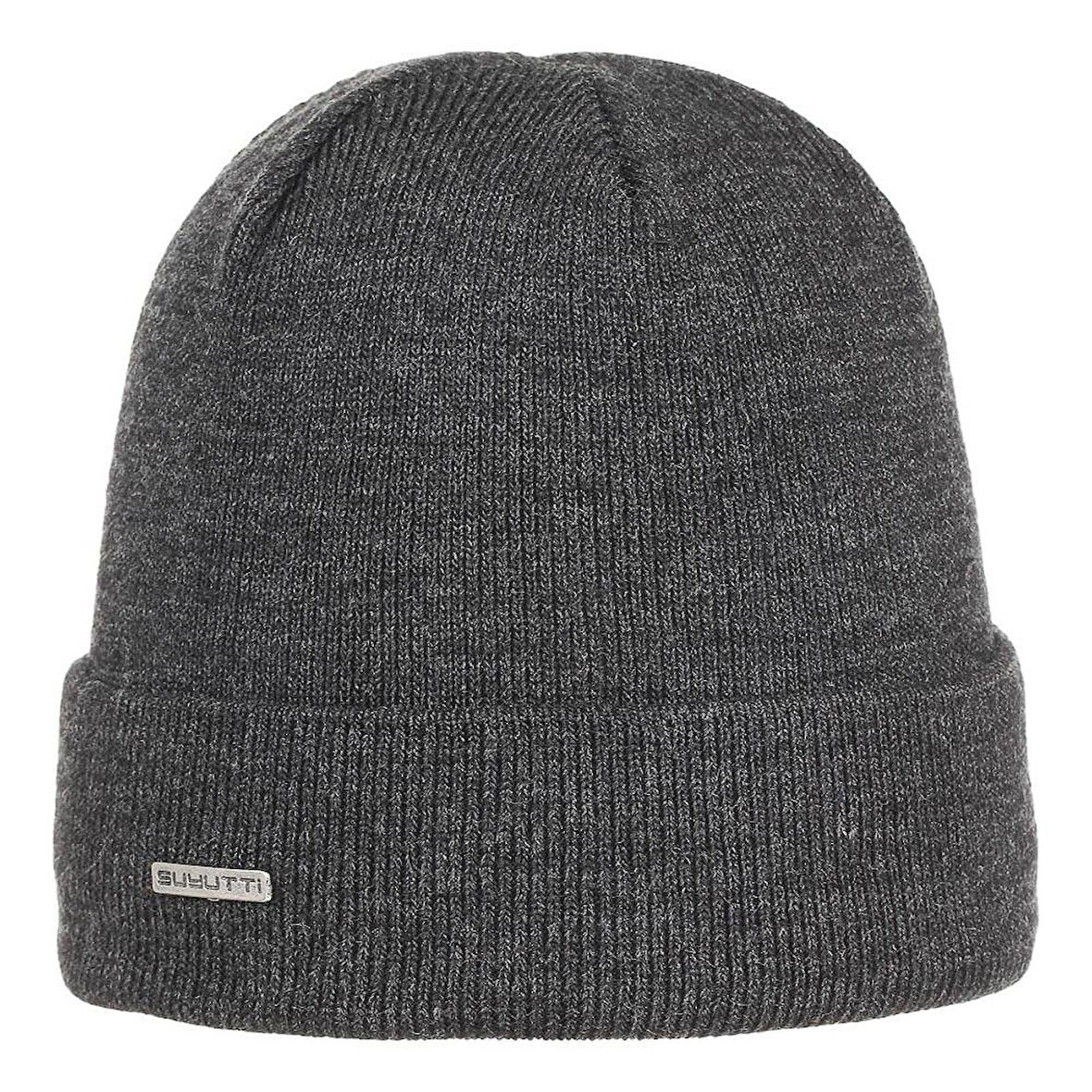 Suyutti K606-002 Erkek Antrasit Renk Örme Bere