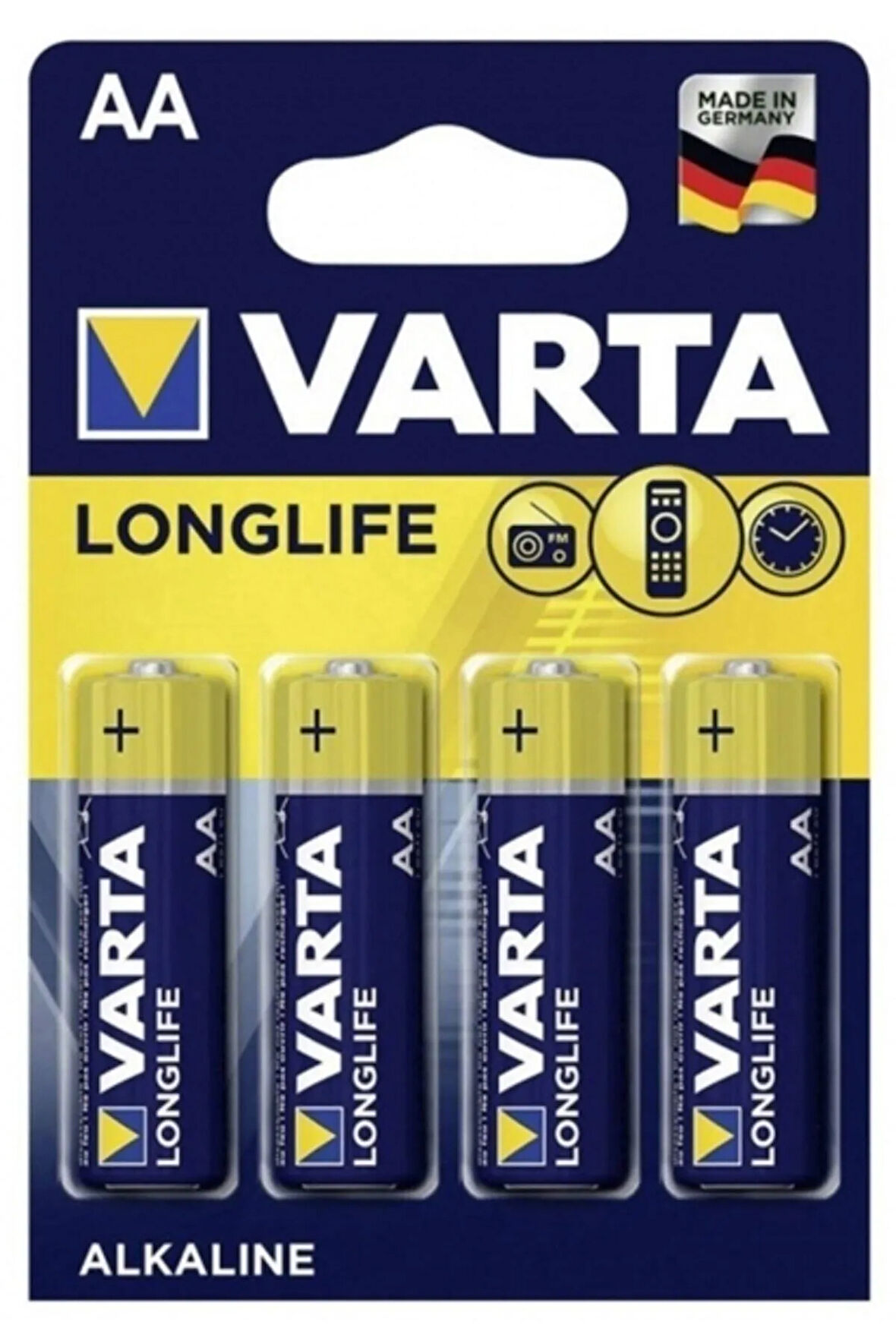 Varta Longlife Alkalin Aa Kalem Pil 4lü