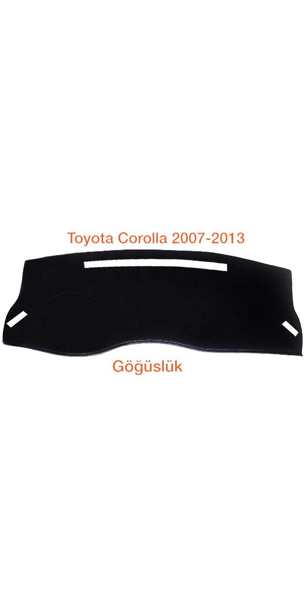 TOYOTA COROLLA 2007-2013 ARASI 3 BOYUTLU VİP DERİ TORPİDO KORUYUCU