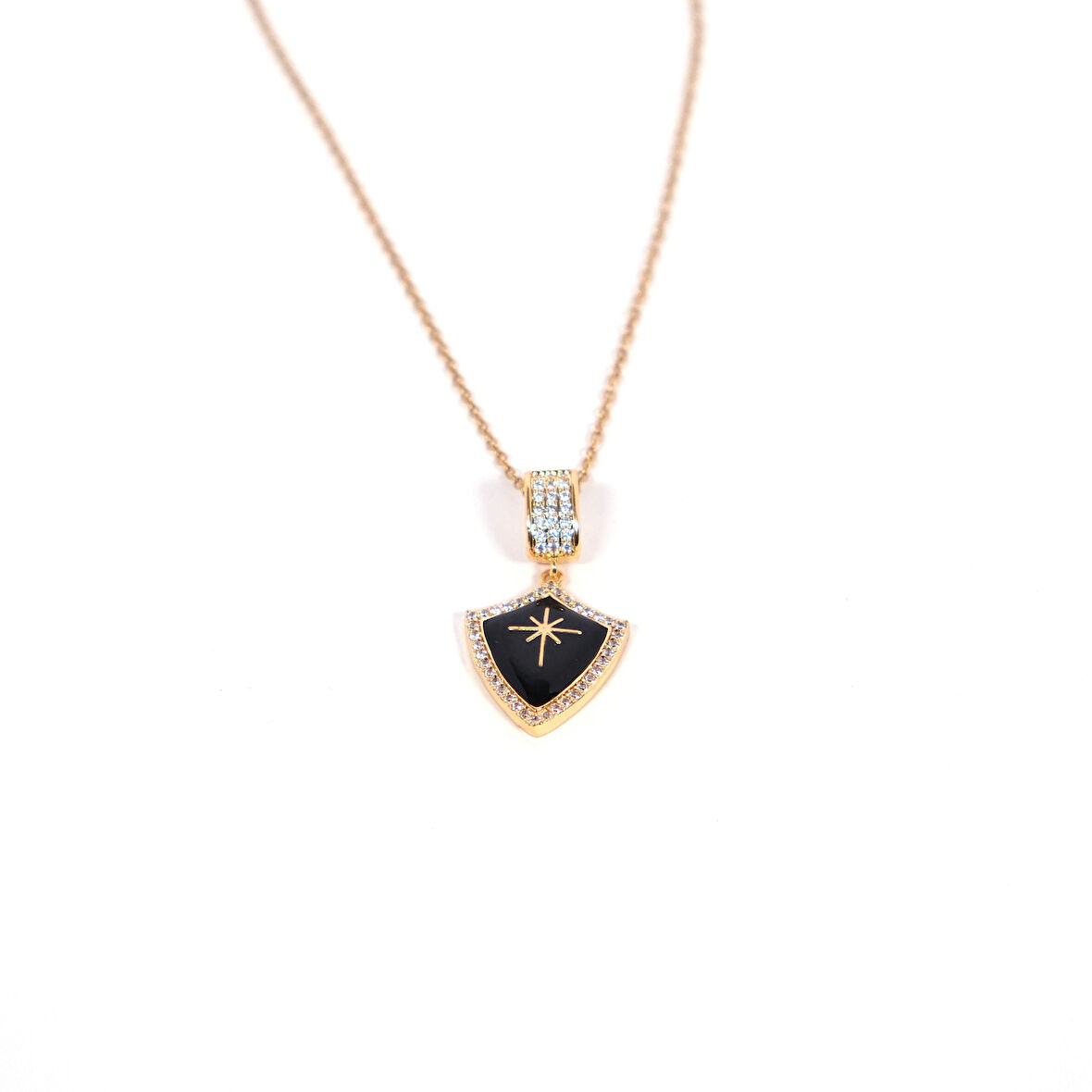 Çelik Kolye Kalkan Yıldızı Model – K-125