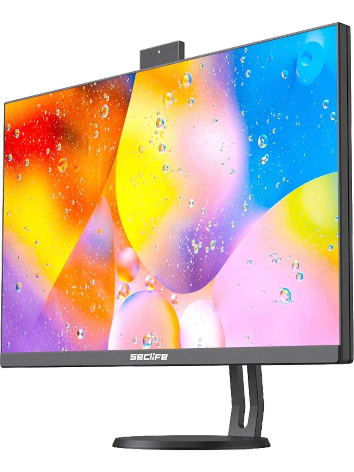 Seclife Hba-D6742b I5-12400 8Gb 512Gb Ssd 27" Dos Siyah Aıo Pc OUTLET