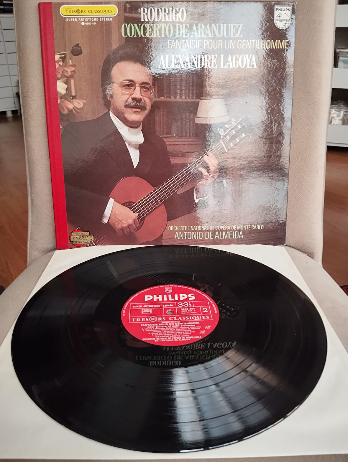 RODRIGO  -  Concerto De Aranjuez/ Alexandre Lagoya  - 1972 Fransa Basım Albüm - 33 lük LP Plak
