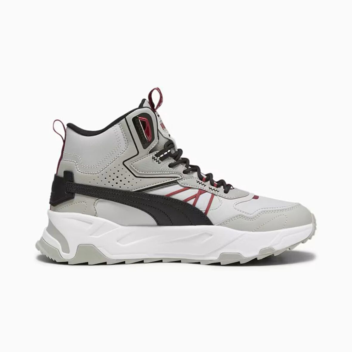 Puma Trinity Mid Hybrid L BEYAZ Erkek Koşu Ayakkabısı
