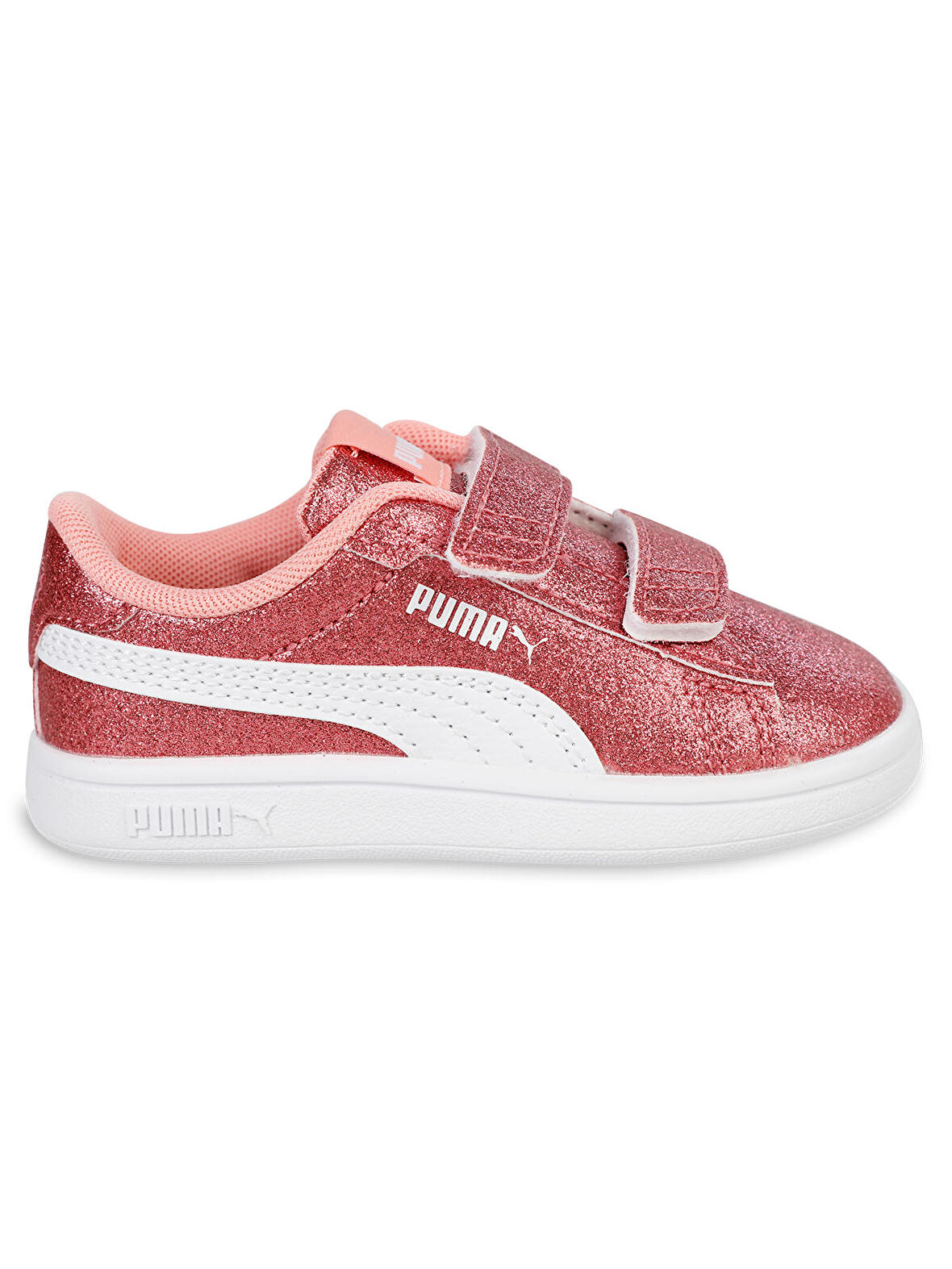 Puma Smash 3.0 Glitz Glam V Inf Kız Çocuk Spor Ayakkabı 22-27 Numara Pembe