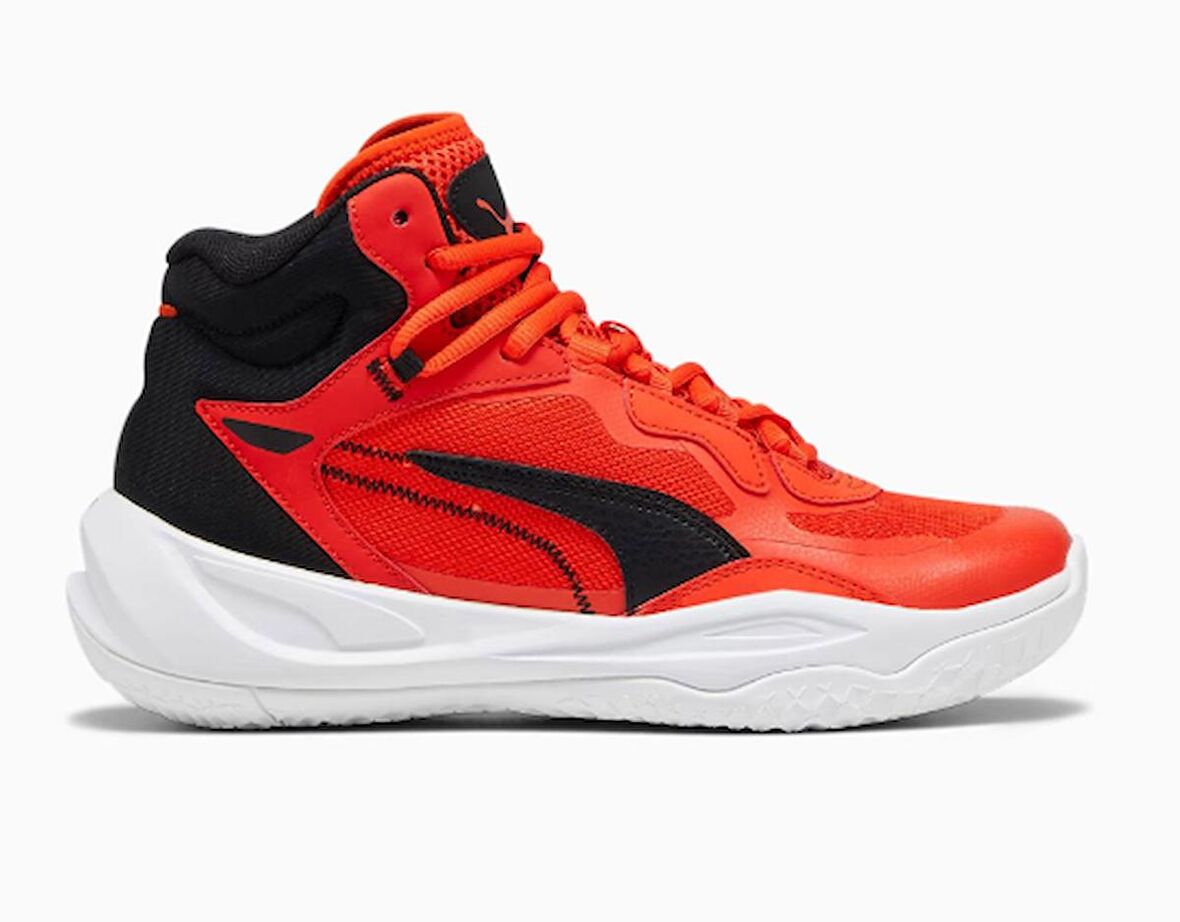 PUMA PLAYMAKER PRO MİD JR KIRMIZI ÇOCUK BASKETBOL AYAKKABISI 37833012 Ç-124