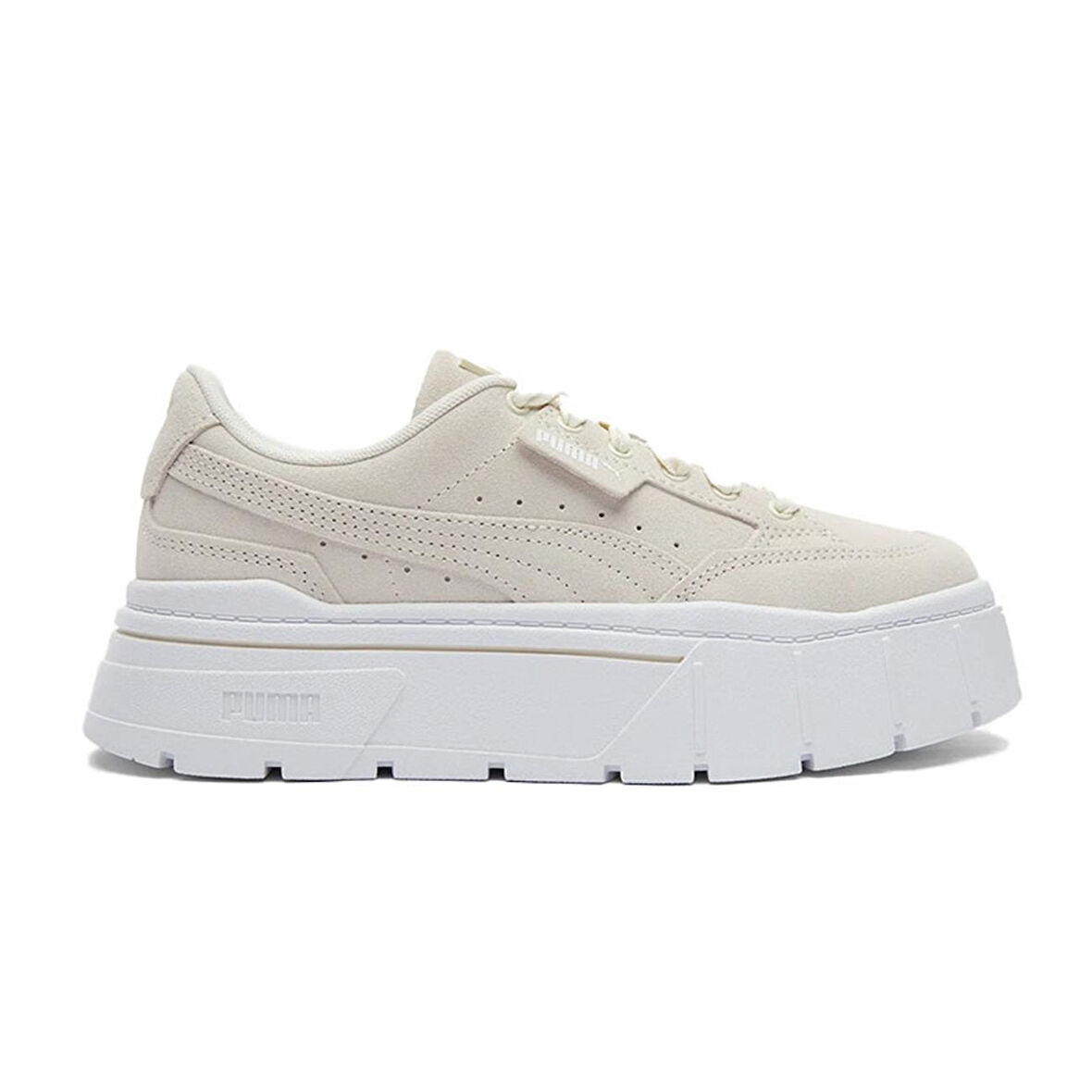Puma Mayze Stack Suede Wns Kadın Günlük Ayakkabı 383983-09 Beyaz