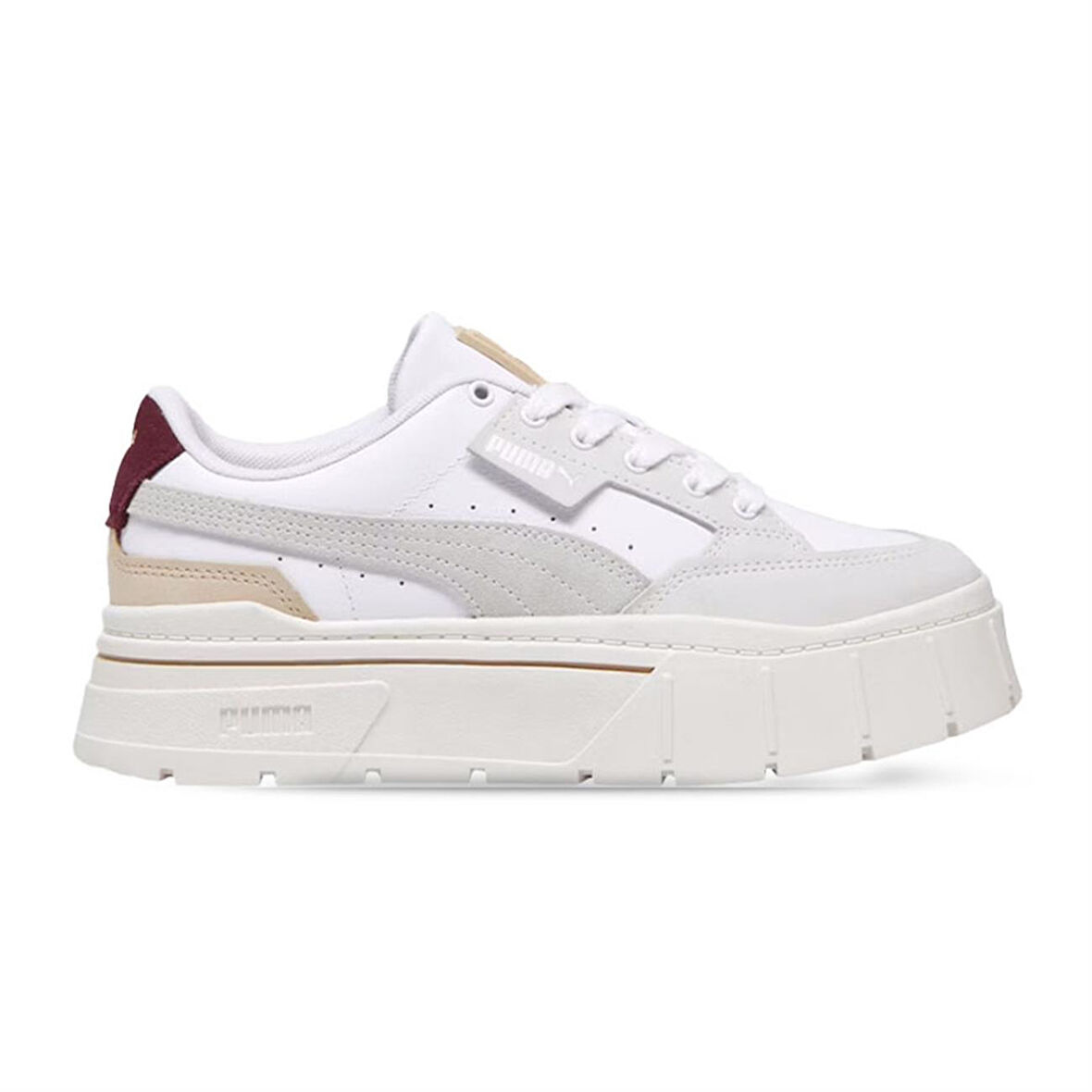 Puma Mayze Stack Luxe Wns Kadın Günlük Ayakkabı 389853-06 Beyaz