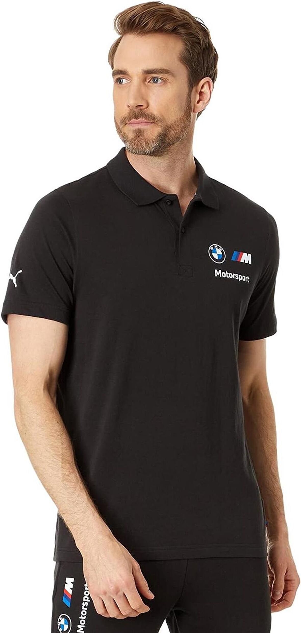 Puma BMW MMS ESS Polo PUMA Black Erkek T-Shirt