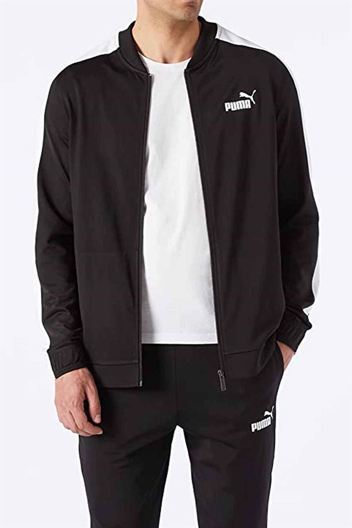 677428-01 Puma Baseball Tricot Suit Erkek Eşofman Takım BLACK
