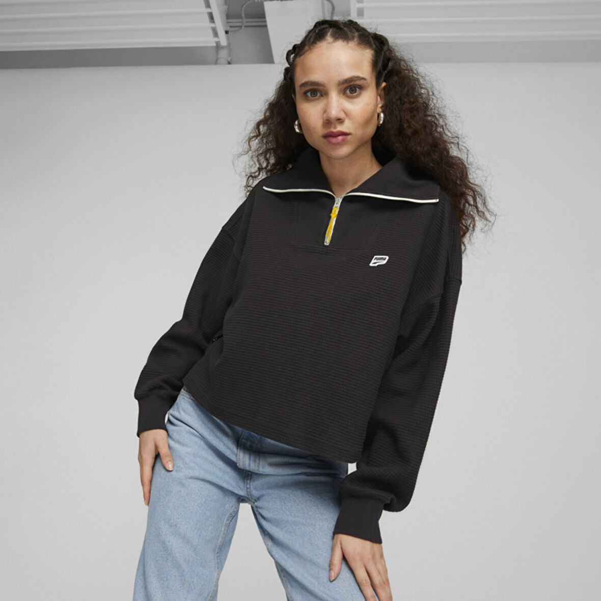 Puma Kadın Sweatshirt Downtown Half Zip