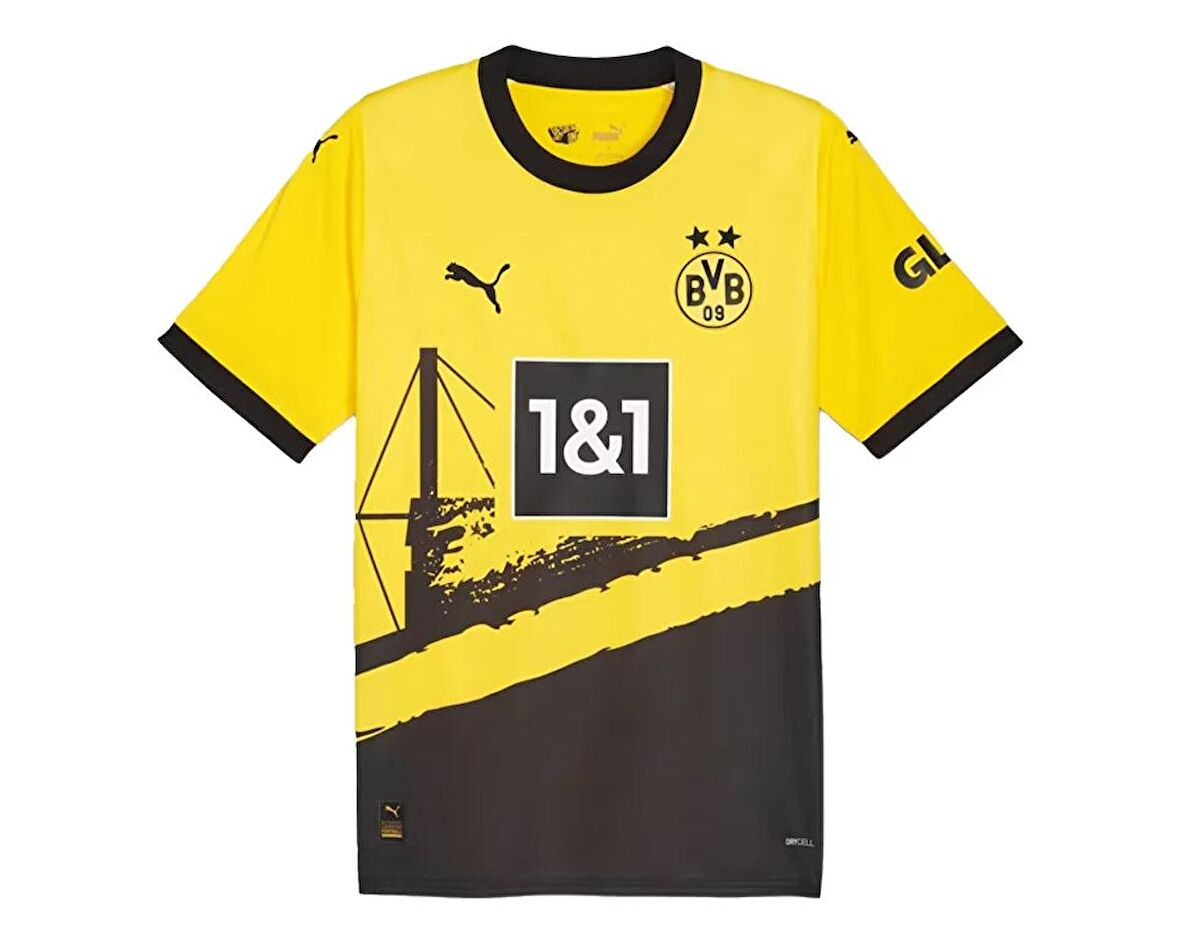 Puma Bvb Home Jersey Replica Erkek Futbol Borussia Dortmund Forması 77060401 Sarı