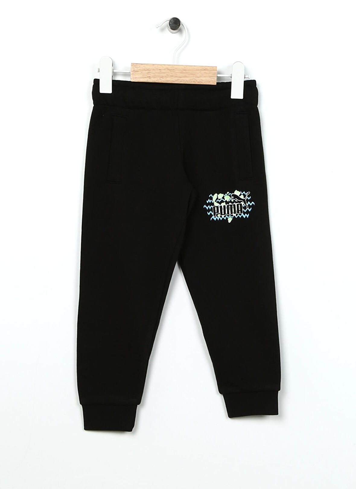 Puma Düz Paça Siyah Erkek Çocuk Eşofman Altı 67636601 ESS MIX MTCH Sweatpants