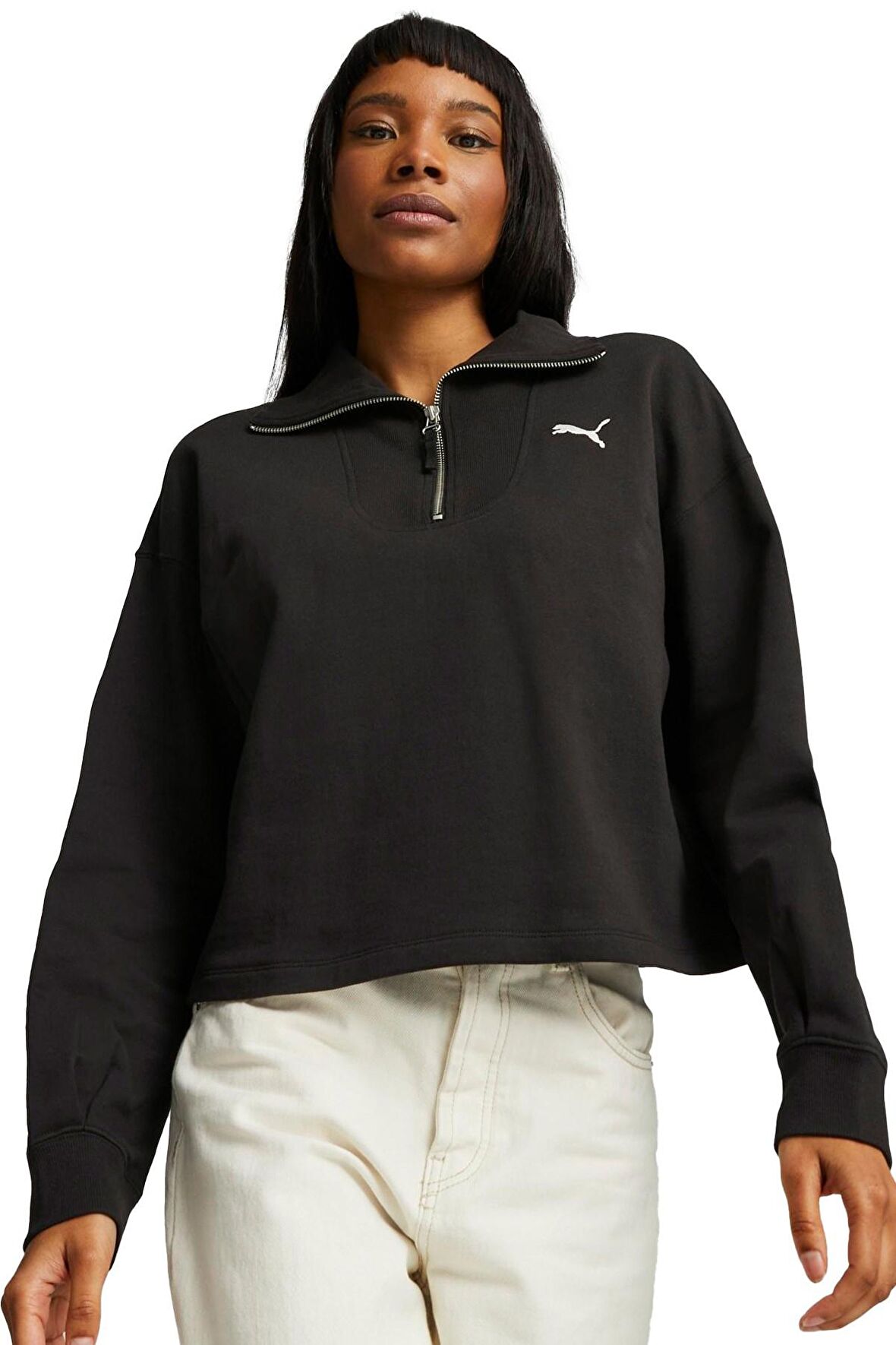 Puma Her High-Neck Kadın Sweatshirt 67600501