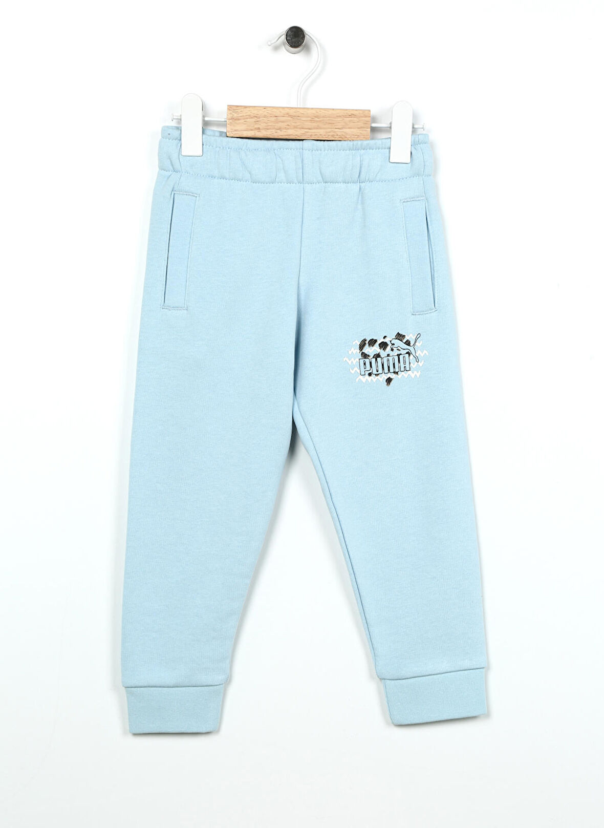 Puma Düz Paça Mavi Erkek Çocuk Eşofman Altı 67636668 ESS MIX MTCH Sweatpants