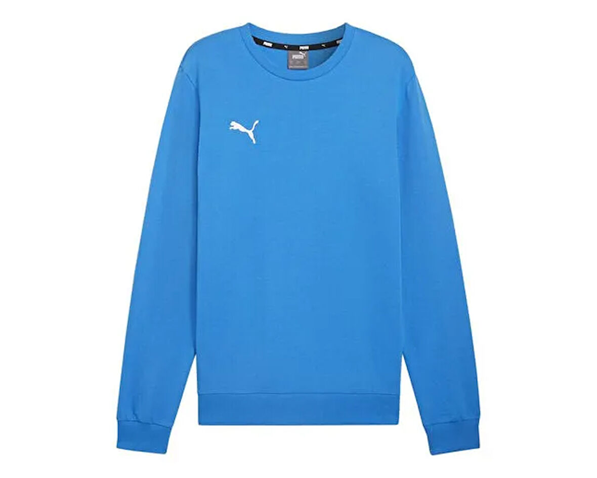 Puma Teamgoal Casuals Crew Neck S Erkek Futbol Sweatshirts 65859202 Mavi