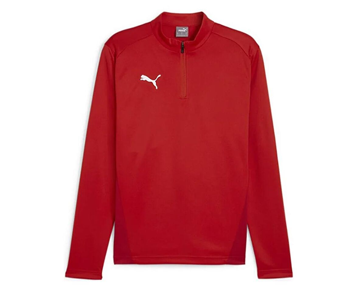 Puma Teamgoal Training 1/4 Zıp Top Erkek Futbol Antrenman Sweatshirts 65862901 Kırmızı