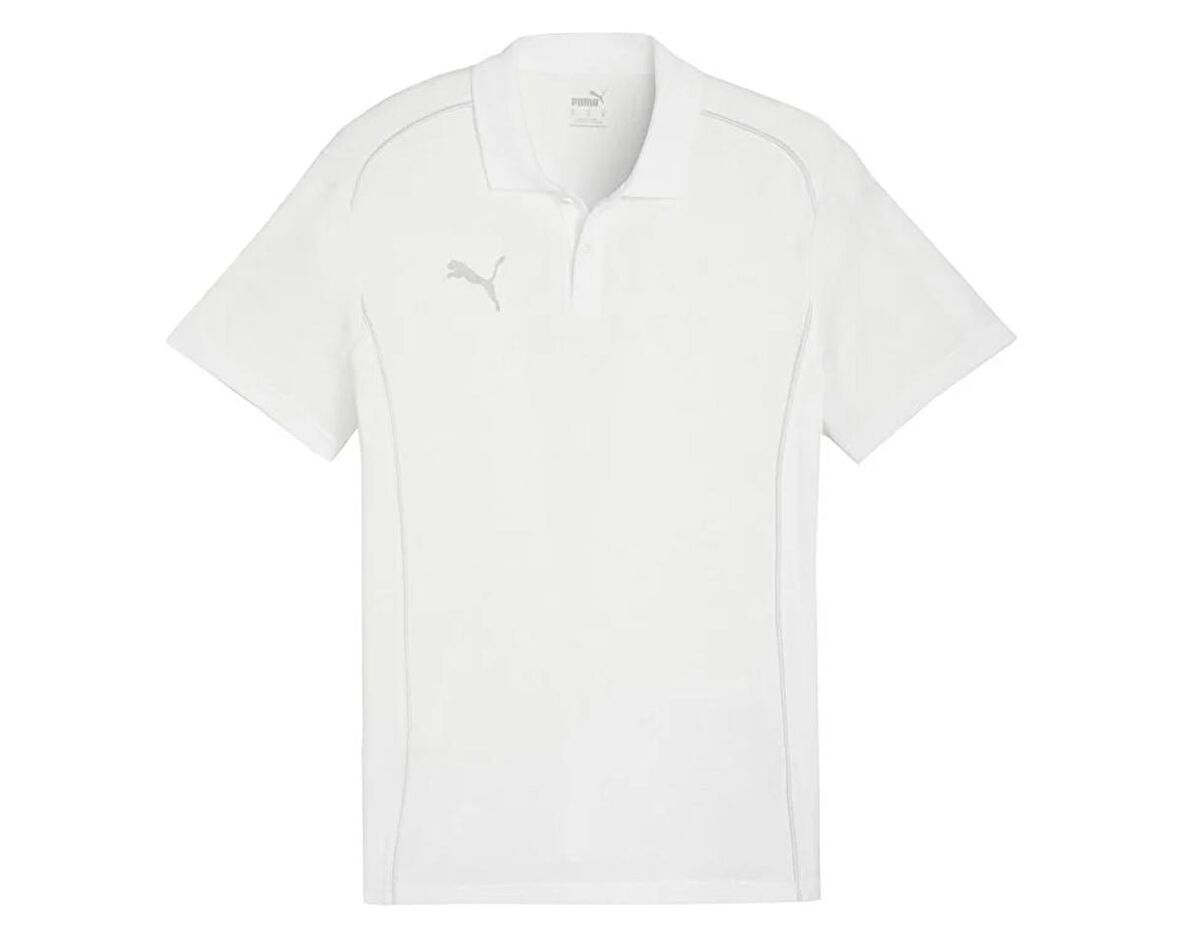 Puma Teamfinal Casuals Polo Erkek Futbol Antrenman Polo Tişörtü 65853504 Beyaz