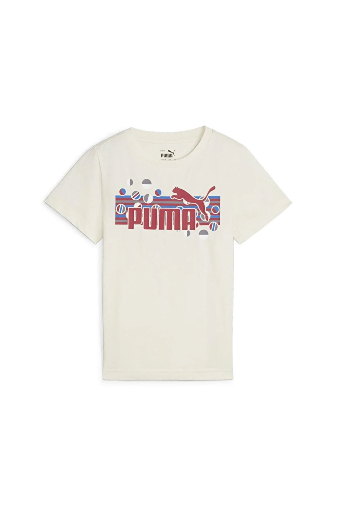 ESS+ SUMMER CAMP Çocuk Ekru Tişört 67927387