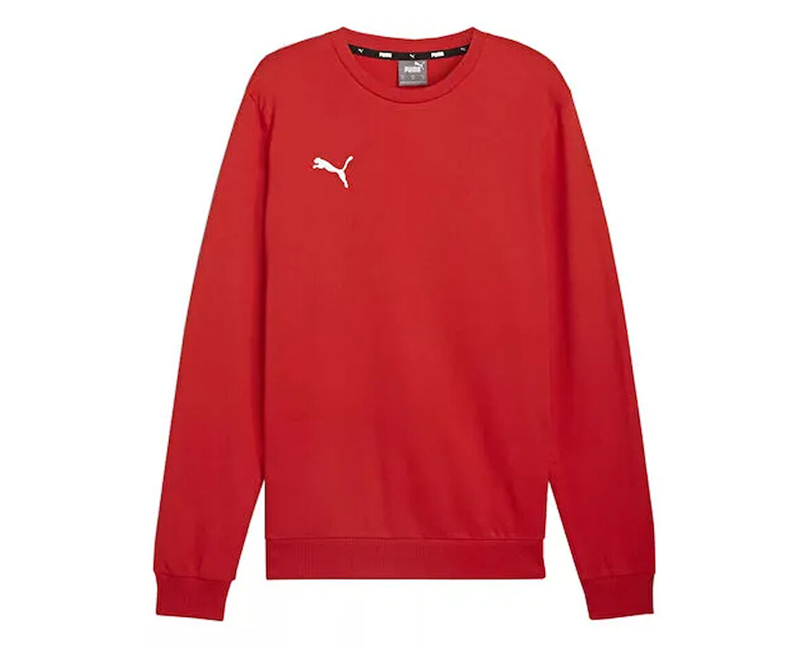 Puma Teamgoal Casuals Crew Neck S Erkek Futbol Sweatshirts 65859201 Kırmızı