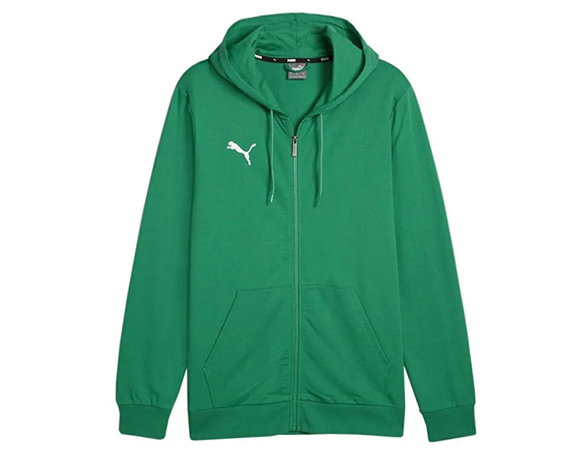 Puma Teamgoal Casuals Hooded Erkek Futbol Antrenman Eşofman Üstü 65859505 Yeşil