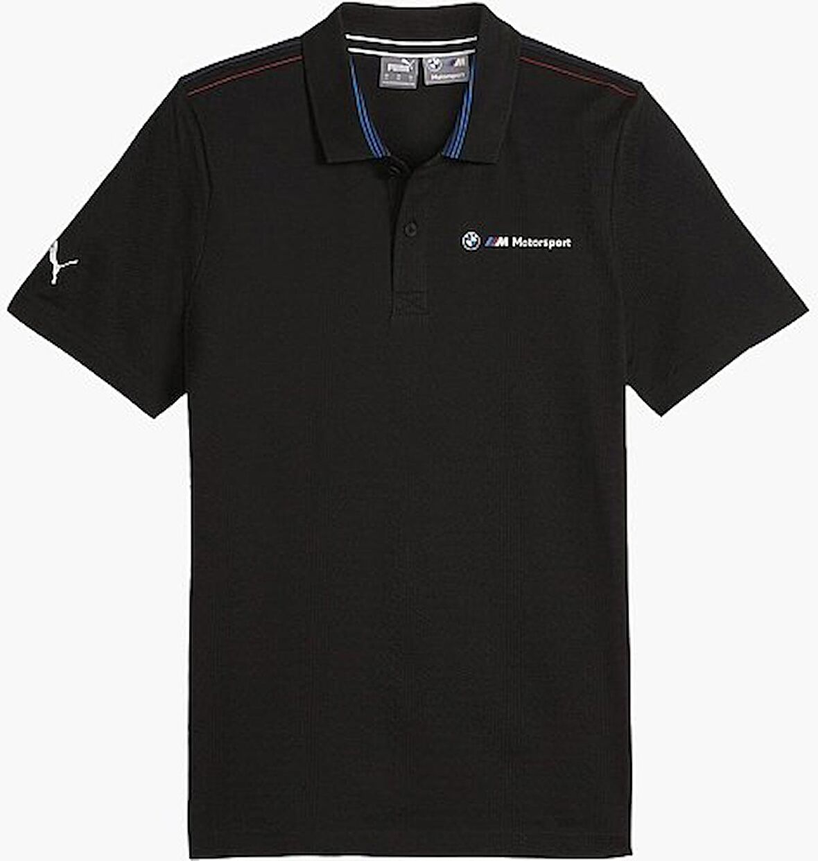 Puma BMW MMS Jacquard Polo SİYAH Erkek Polo Tshirt