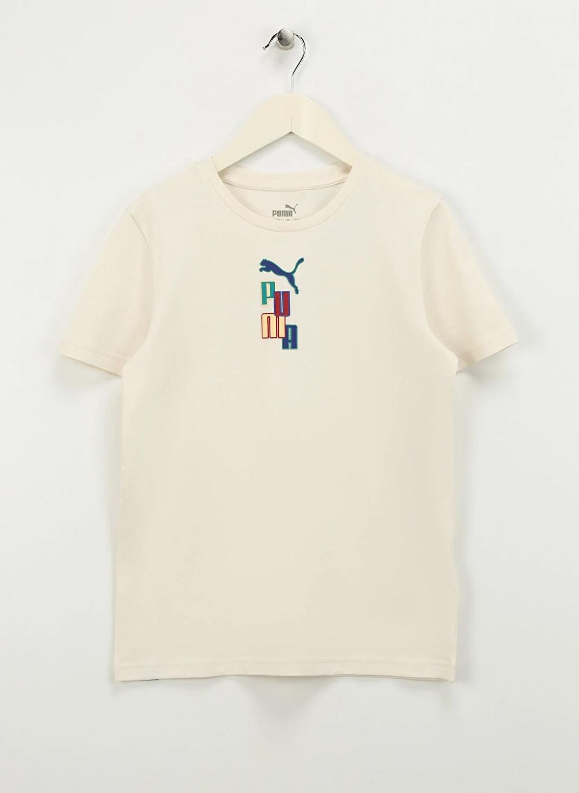Puma Düz Krem Kadın T-Shirt 67926999-READY SET BETTER Tee
