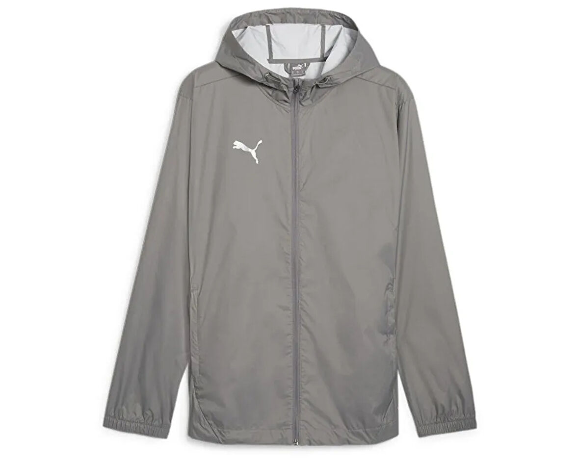 Puma Teamfinal Allweather Jkt Erkek Futbol Antrenman Yağmurluk 65859913 Gri