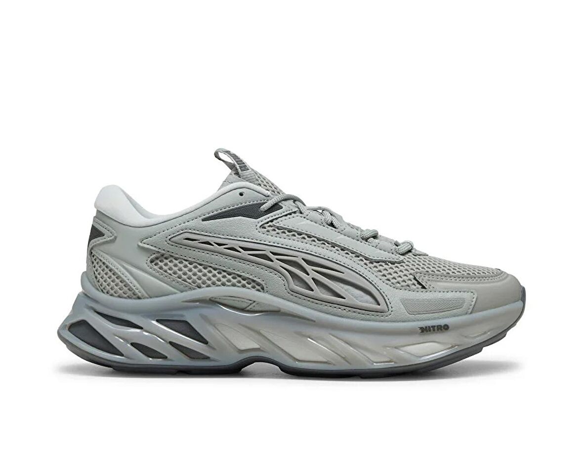 Puma Exotek Nitro Base Unisex Günlük Ayakkabı 39493316 Gri