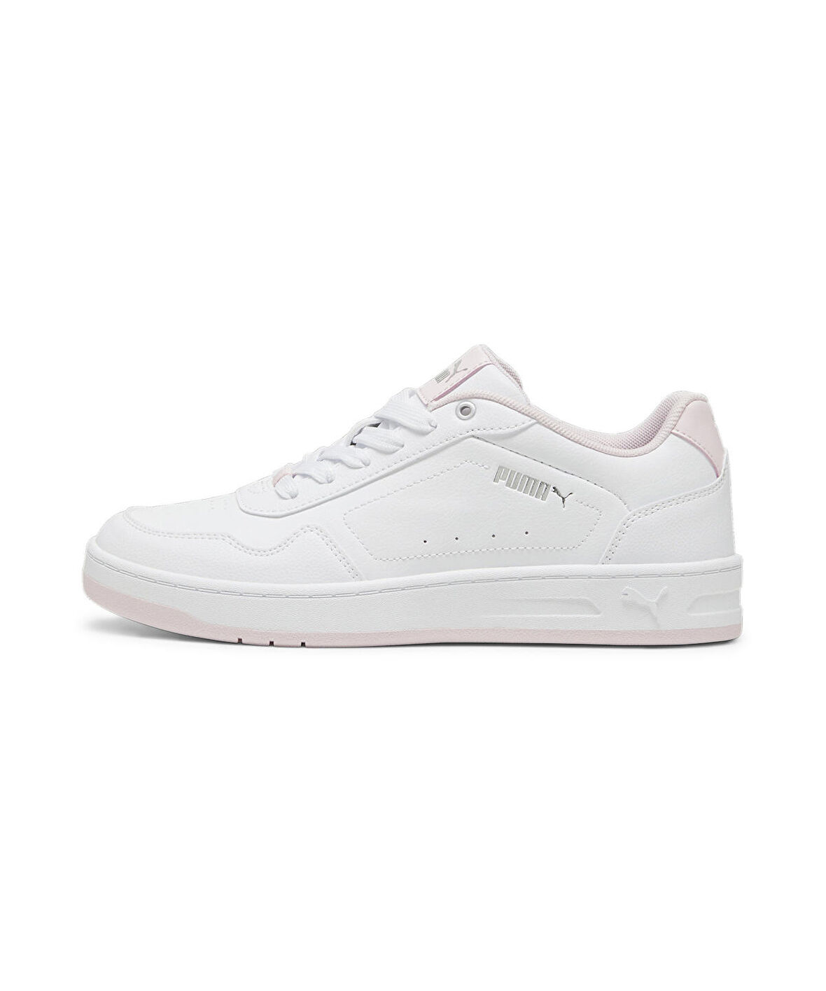 Puma Court Classy Beyaz-Pembe Kadın Günlük Ayakkabı